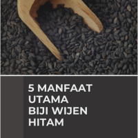 5 Manfaat Utama Biji Wijen Hitam